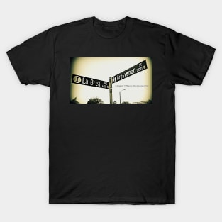 La Brea Avenue & Grosvenor Street, Inglewood, CA by Mistah Wilson T-Shirt